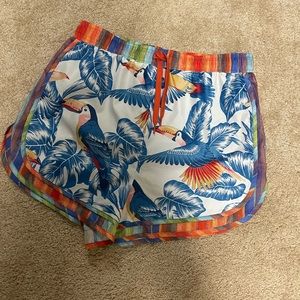 Farm rio toucan shorts with lining inside